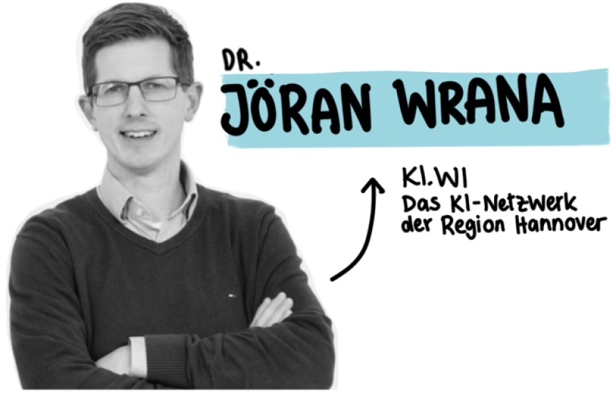 Dr. Jöran Wrana von KI.WI - Das KI-Netzwerk der Region Hannover